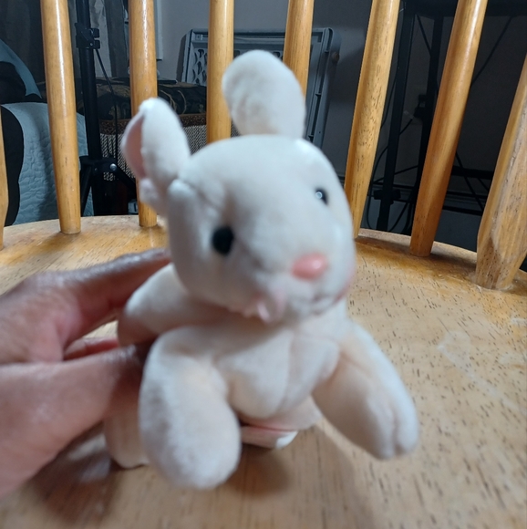 -Ty Beanie Babies Nibbler, Rabbit, Retired, Collectible, Nice Gift Plush - Picture 6 of 10